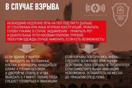 Действия при чрезвычайных ситуациях